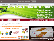 Tablet Screenshot of celikhantutunu.com